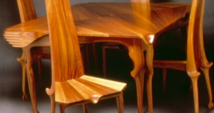 Zoomorphic Bi-Rectangular Table And Chairs
